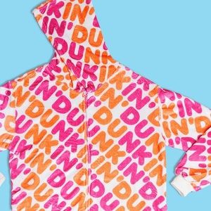 Dunkin Donuts Zipup Jumpsuit Size Large